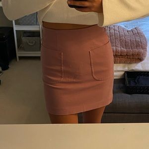 LOFT pink skirt